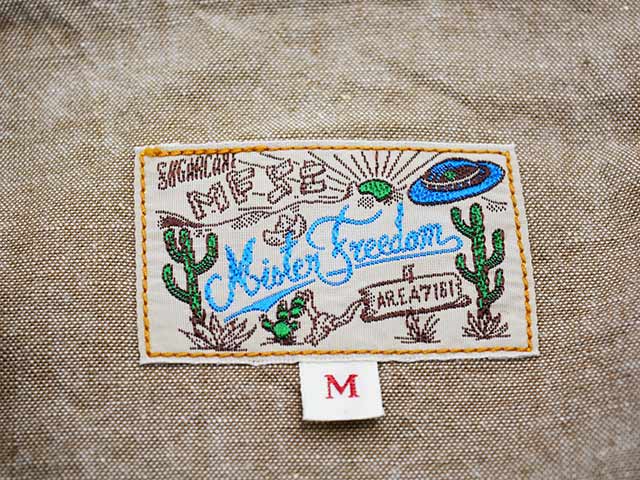 ��MISTER FREEDOM/�ߥ������ե꡼�����2026SS��6oz Beige Chambray��WATERTOWN��Shirt/6���󥹥١����奷���֥졼�ɥ���������������ɥ���ġ�(SC39669)