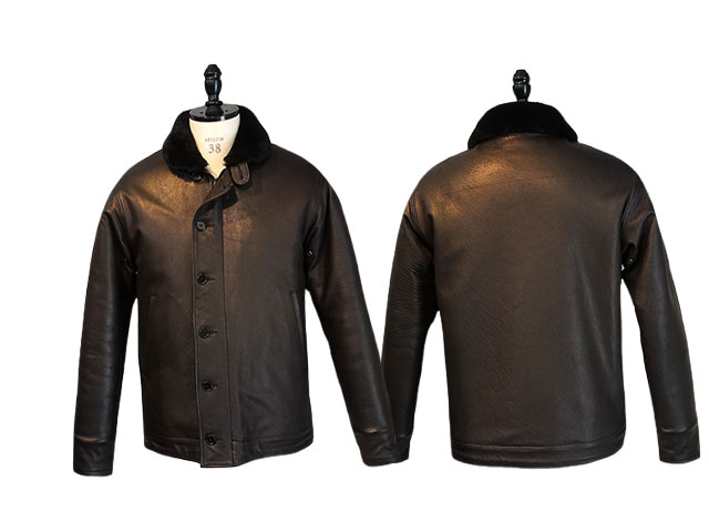 ��2����CWORKS by FINE CREEK&CO/��������� �Х� �ե����󥯥꡼������ɥ�����2025AW��Deerskin N-1 Deck Jacket��Scope��/�ǥ���������N-1�ǥå����㥱�åȡɥ������סɡ�(CWJK032)��ͽ����/2026ǯ������ͽ���