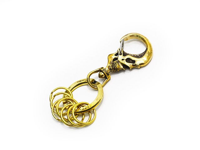 ��galcia/���륷���ۡ�Small Skull Brass Key Holder/���⡼�륹����֥饹�����ۥ������(KBS-004P)