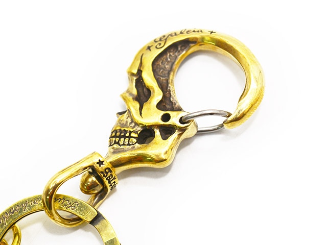 ��galcia/���륷���ۡ�Small Skull Brass Key Holder/���⡼�륹����֥饹�����ۥ������(KBS-004P)