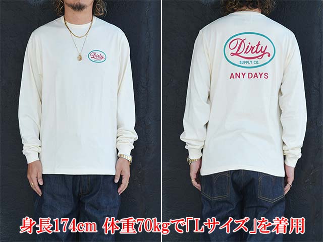 ��2����AT-DIRTY/���åȥ����ƥ�����2026AW��Any Days L/S Tee/���ˡ��ǥ������󥰥��꡼��Tee��