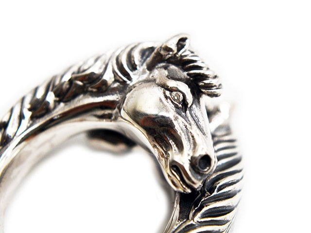 ��Peanuts&Co/�ԡ��ʥåĥ���ѥˡ��ۡ�Two Face Horse Ring/�ȥ����ե������ۡ�����󥰡�(Silver925)