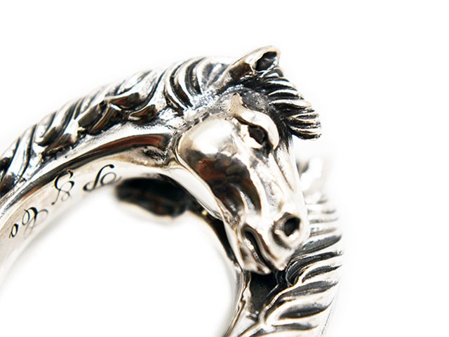 ��Peanuts&Co/�ԡ��ʥåĥ���ѥˡ��ۡ�Two Face Horse Ring/�ȥ����ե������ۡ�����󥰡�(Silver925)