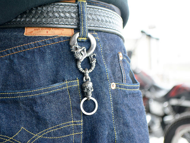 ��MAD CULT/�ޥåɥ���ȡۡ�Ugly Head Killer Key Chain/�����꡼�إåɥ��顼�������������(KH-15)