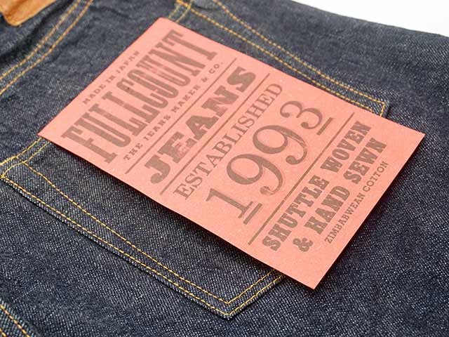 ��FULLCOUNT/�ե륫����ȡۡ�Clean Straight Denim Pants/���꡼�󥹥ȥ졼�ȥǥ˥�ѥ�ġ�(1103W/13.7oz)