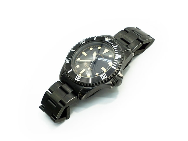 ��VAGUE WATCH Co./�������������å�����ѥˡ��ۡ�BLK SUB SB/�֥�å����֥��ƥ�쥹�٥�ȡ�(BS-L-001-SB)