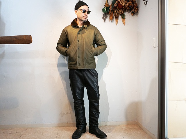 ��CWORKS by FINE CREEK&CO/��������� �Х� �ե����󥯥꡼������ɥ�����2025AW��Horsehide N-1 Deck Jacket��Scope��/�ۡ����ϥ���N-1�ǥå����㥱�åȡɥ������סɡ�(CWJK032)��ͽ����/2026ǯ������ͽ���