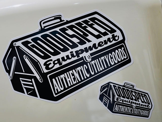 ��4����GOODSPEED equipment/���åɥ��ԡ��ɥ������åץ��ȡ�2025SS��TB Sticker��S��/TB���ƥå�����S�ɡ�(GSE-wfv-sticker-01)