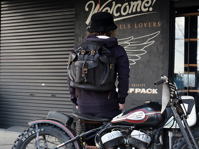��2����vasco/���������ۡ�Leather Army Rucksack/�쥶�������ߡ���å����å���(VS-204L)