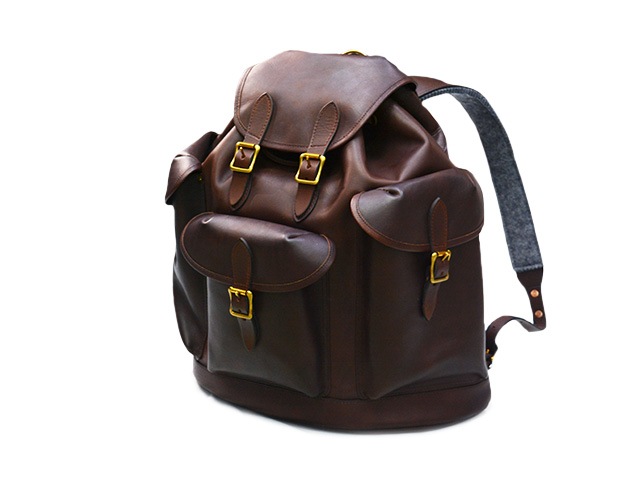 ��2����vasco/���������ۡ�Leather Army Rucksack/�쥶�������ߡ���å����å���(VS-204L)
