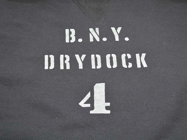 ��FREE WHEELERS/�ե꡼�ۥ����顼����2025FW�֡�U.S.NAVY BNY DRYDOCK #4�� TURTLE NECK SWEAT SHIRT/��U.S.�ͥ��ӡ�BNY�ɥ饤�ɥå�#4�ɥ����ȥ�ͥå��������åȥ���ġ�(2534010)