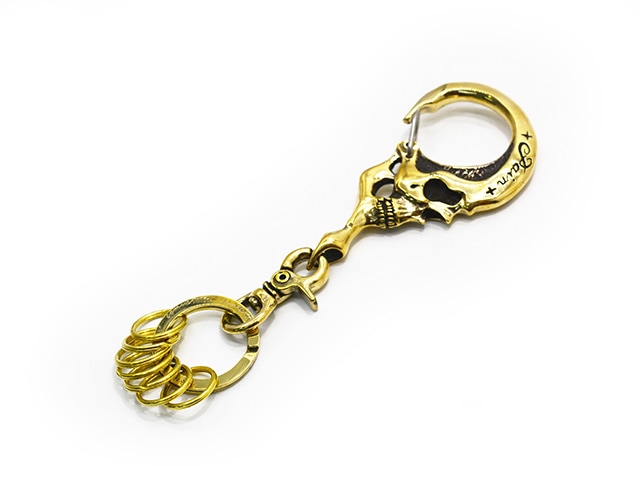 ��galcia/���륷���ۡ�Big Skull Brass Key Holder/�ӥå�������֥饹�����ۥ������(KBLC-002P)