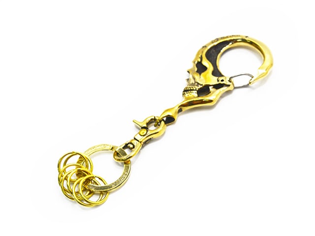 ��galcia/���륷���ۡ�Big Skull Brass Key Holder/�ӥå�������֥饹�����ۥ������(KBLC-002P)