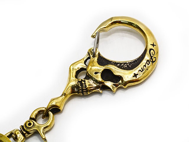 ��galcia/���륷���ۡ�Big Skull Brass Key Holder/�ӥå�������֥饹�����ۥ������(KBLC-002P)