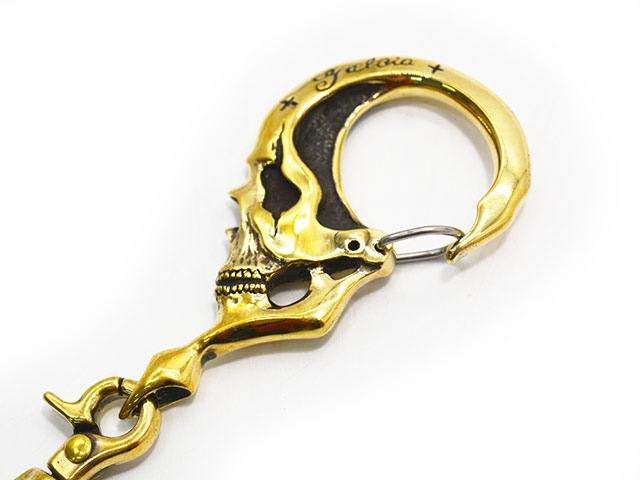 ��galcia/���륷���ۡ�Big Skull Brass Key Holder/�ӥå�������֥饹�����ۥ������(KBLC-002P)