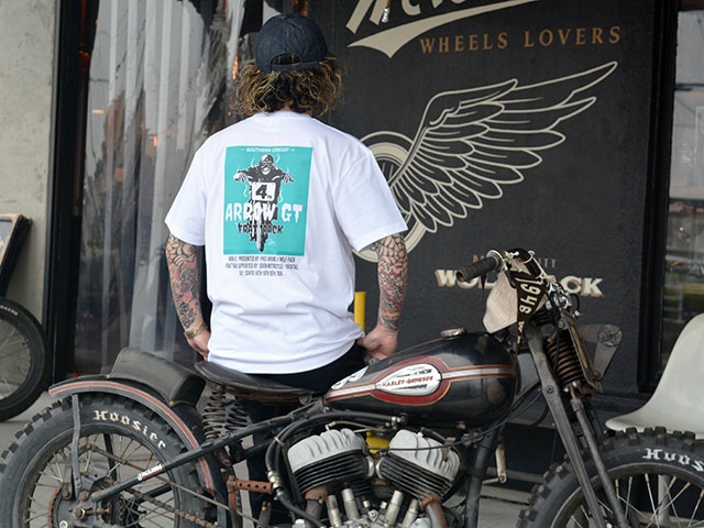 ��FIRST ARROW's/�ե������ȥ��������ۡߡ�WOLF PACK/����եѥå��ۡ�Crew Neck S/S Tee"ARROW GT 4th"/���롼�ͥå����硼�ȥ��꡼��Tee�ɥ�����GT�ե������ɡ�