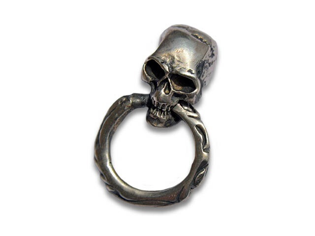 ��SKULL FLIGHT/������ե饤�ȡۡ�Skull Sunglass Holder Pins/�����륵�󥰥饹�ۥ�����ԥ󥺡�(Silver950)