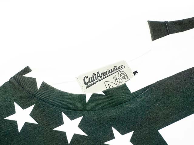 (50% OFF)��3����CALIFORNIA LINE/����ե���˥��饤���2023SS��Stars and Stripes Crew Neck Tee��Type1��/������������ɥ��ȥ饤�ץ����롼�ͥå�Tee"������1�ɡ�