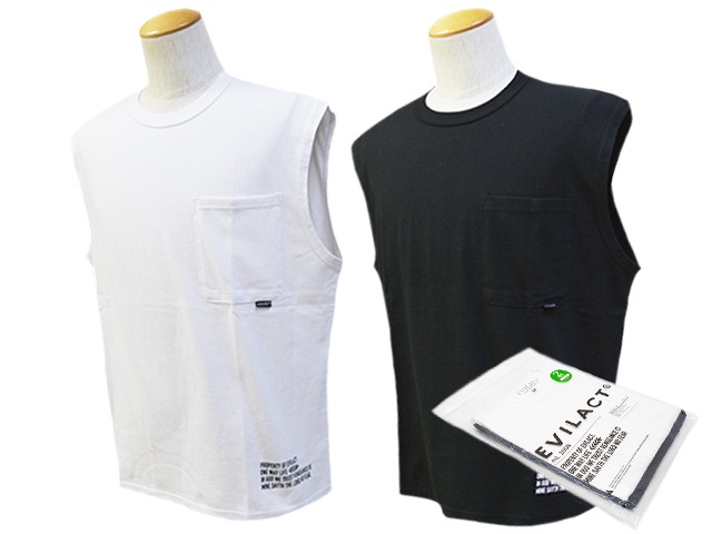EVILACT イーブルアクト 2PACK NS メンズ Tシャツ ノースリーブ パックTシャツ 2枚入り atftps 2枚組【EVILACT/イーブルアクト】「2 Pack N/S Tee/2パック