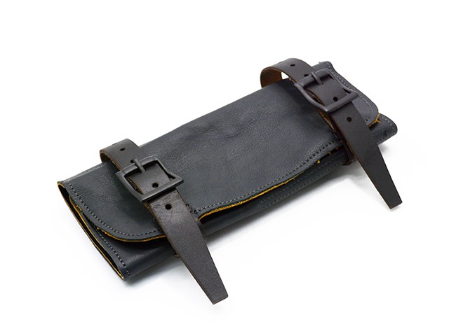 VIN&AGE TYPE VTB1 レザーツールロール ブラック/シルバー 新品 VIN＆AGE/ヴィンアンドエイジ】 ツールロール/LEATHER TOOL ROLL