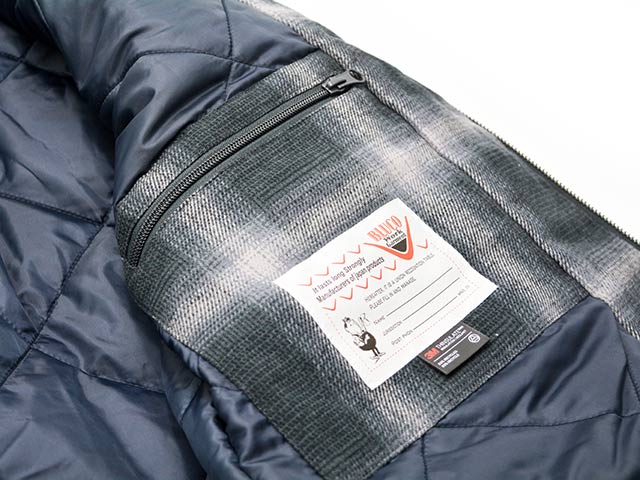 ��2����BLUCO/�֥륳��2025AW��Ombre Check Winter Work Jacket/����֥�����å������󥿡�������㥱�åȡ�(157-31-038)