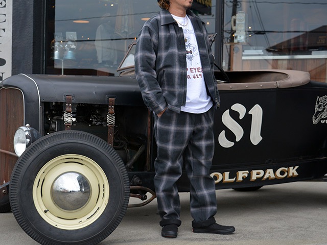 ��2����BLUCO/�֥륳��2025AW��Ombre Check Winter Work Jacket/����֥�����å������󥿡�������㥱�åȡ�(157-31-038)