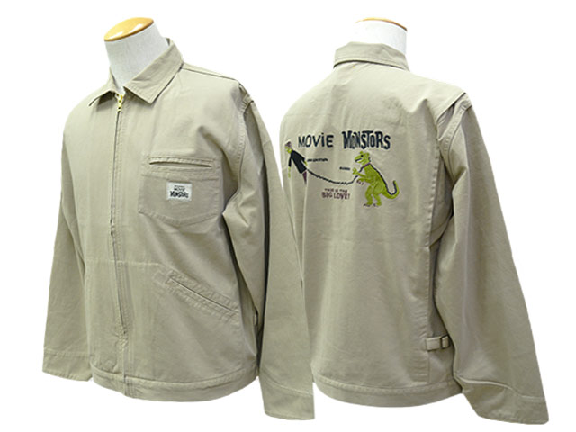 ��2����MONSTOR TIMES/��󥹥ȥ������ॺ��2026SS��MOVIE MONSTORS WORK JACKET/�ࡼ�ӡ���󥹥ȥ���������㥱�åȡ�(26SS-MT-001)