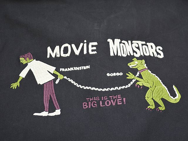 ��2����MONSTOR TIMES/��󥹥ȥ������ॺ��2026SS��MOVIE MONSTORS WORK JACKET/�ࡼ�ӡ���󥹥ȥ���������㥱�åȡ�(26SS-MT-001)