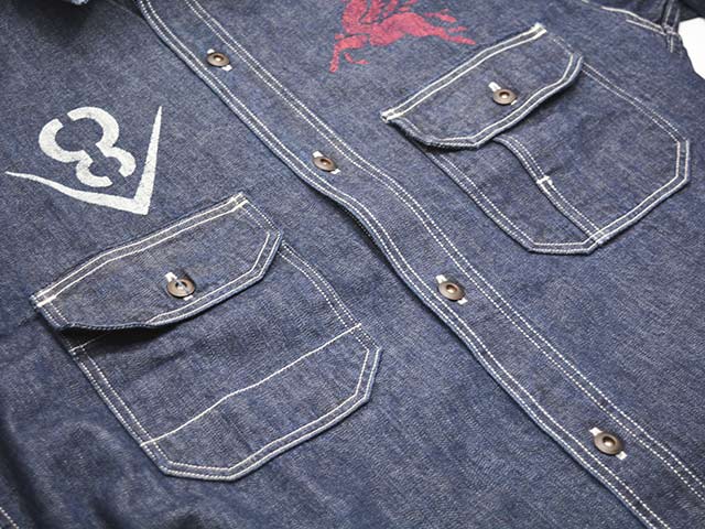 ��FREE WHEELERS/�ե꡼�ۥ����顼����2026SS��Birner MECHANIC SHIRT��HOTRODDER CUSTOM V8 ROADSTER��/�С��ʡ��ᥫ�˥å�����ġɥۥåȥ��å�����������V8�����ɥ������ɡ�(2623003)