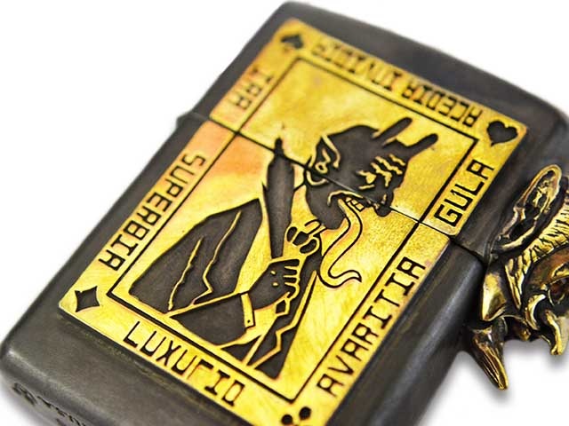 ��galcia/���륷���ۡߡ�GANGSTERVILLE/����󥰥������ӥ�ۡ�Devil Brass Zippo/�ǥӥ�֥饹���åݡ�(GSG-ZP001B)