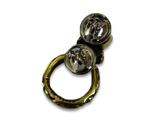 ��SKULL FLIGHT/������ե饤�ȡۡ�Skull Sunglass Holder Pins/�����륵�󥰥饹�ۥ�����ԥ󥺡�(Brass)