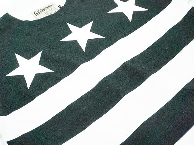 (50% OFF)��3����CALIFORNIA LINE/����ե���˥��饤���2023SS��Stars and Stripes Crew Neck Tee��Type2��/������������ɥ��ȥ饤�ץ����롼�ͥå�Tee"������2�ɡ�