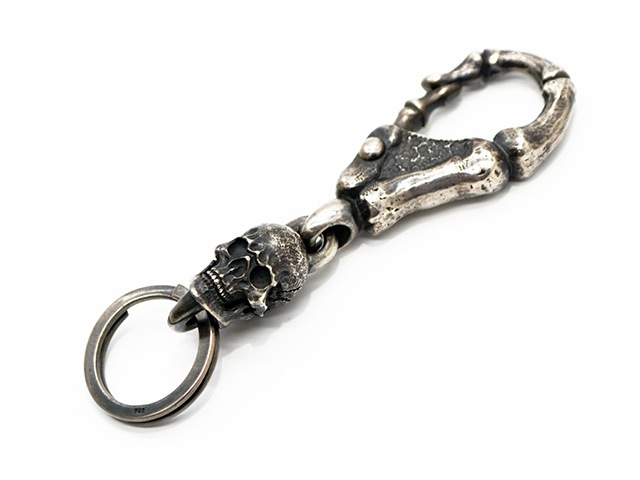 ��MAD CULT/�ޥåɥ���ȡۡ�Finger Bone Hook with GYUGA Key Chain/�ե��󥬡��ܡ���եå����������奦���������������(KH-13)