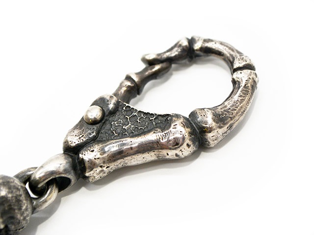 ��MAD CULT/�ޥåɥ���ȡۡ�Finger Bone Hook with GYUGA Key Chain/�ե��󥬡��ܡ���եå����������奦���������������(KH-13)
