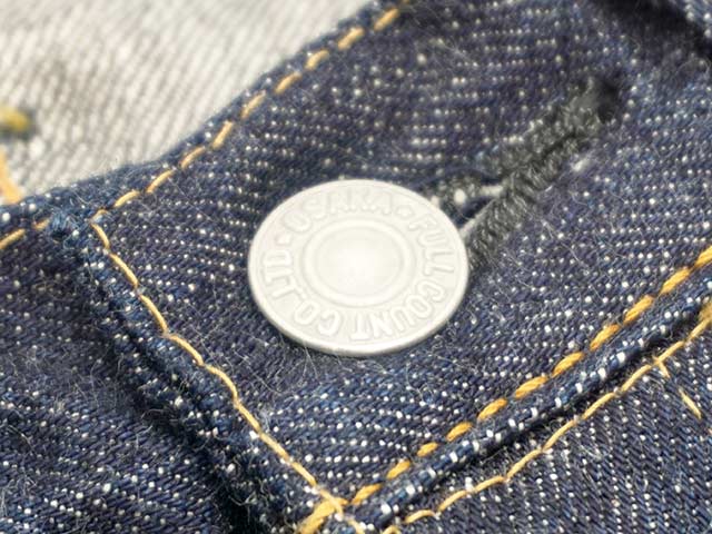 ��FULLCOUNT/�ե륫����ȡۡ�Straight Denim Pants/���ȥ졼�ȥǥ˥�ѥ�ġ�(1101W/13.7oz)