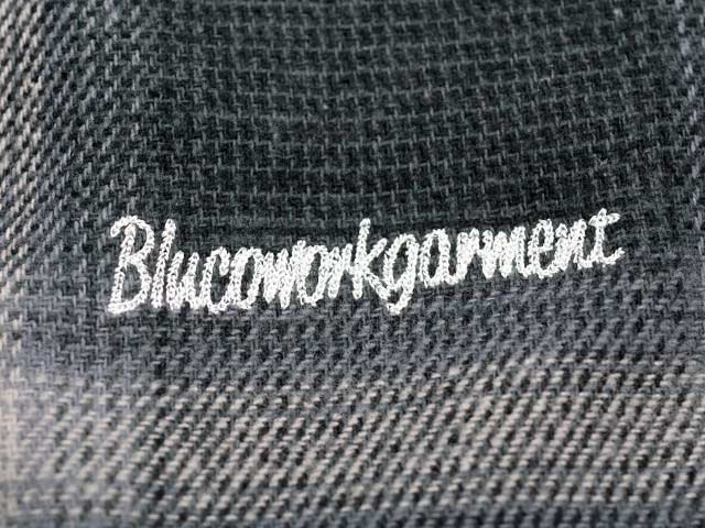 ��2����BLUCO/�֥륳��2025AW��Ombre Check Bomber Jacket/����֥�����å��ܥ�С����㥱�åȡ�(157-31-039)