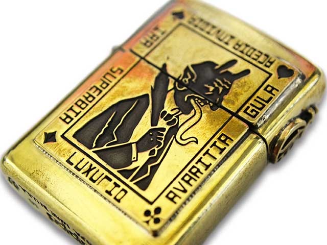 ��galcia/���륷���ۡߡ�GANGSTERVILLE/����󥰥������ӥ�ۡ�Devil Brass Zippo/�ǥӥ�֥饹���åݡ�(GSG-ZP002B)