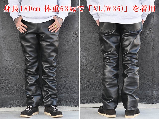 ��JELADO��PRODUCT��/�����顼�ɡɥץ������ȡɡۡ�519 Rebel Leather Pants/519��֥�쥶���ѥ�ġ�(JP01316)