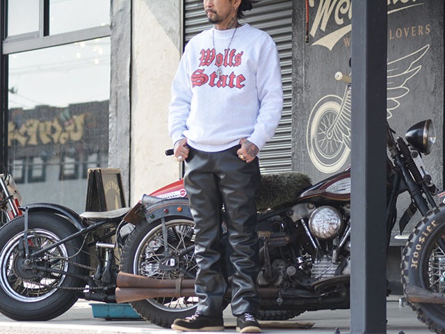��JELADO��PRODUCT��/�����顼�ɡɥץ������ȡɡۡ�519 Rebel Leather Pants/519��֥�쥶���ѥ�ġ�(JP01316)