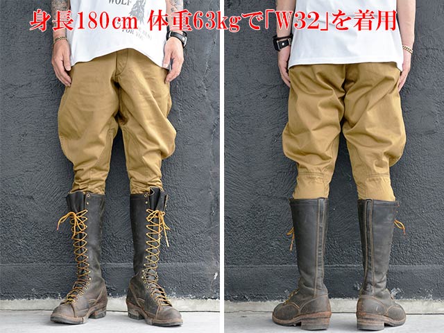 ��BLACK SIGN/�֥�å�������ۡ�Khaki Chino Sheriff Breeches/���������Υ�����ե֥꡼��������(BSSP-20503)