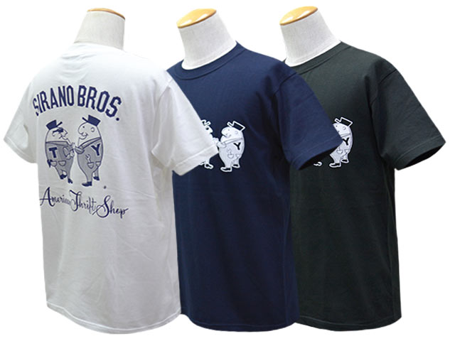 ��3����SIRANO BROS/����Υ֥�����2025SS��7.1z S/S Tee��Mr.T��Mr.Y��/7.1oz���硼�ȥ��꡼��Tee��Mr.T��Mr.Y�ɡ�