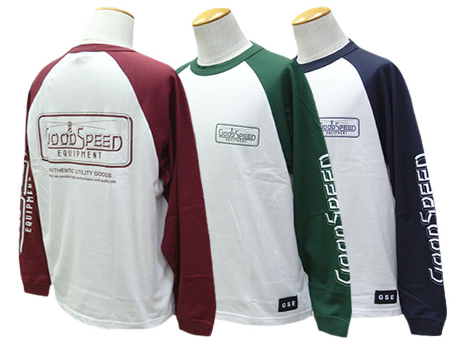 ��3����GOODSPEED equipment/���åɥ��ԡ��ɥ������åץ��ȡ�2025SS��Original Logo Raglan L/S Tee/���ꥸ�ʥ�����饰�����󥰥��꡼��Tee��(GSE-wfv-TS-OL-RLS)
