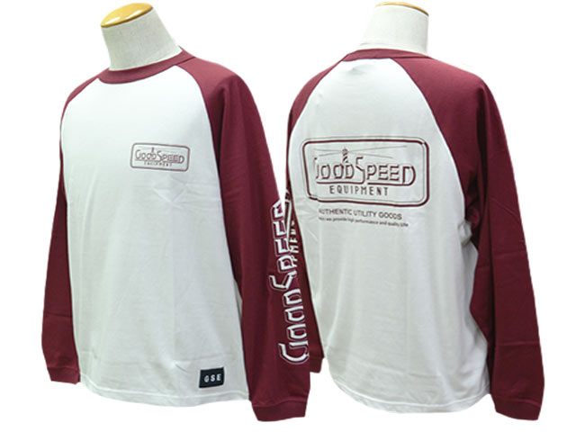 ��3����GOODSPEED equipment/���åɥ��ԡ��ɥ������åץ��ȡ�2025SS��Original Logo Raglan L/S Tee/���ꥸ�ʥ�����饰�����󥰥��꡼��Tee��(GSE-wfv-TS-OL-RLS)