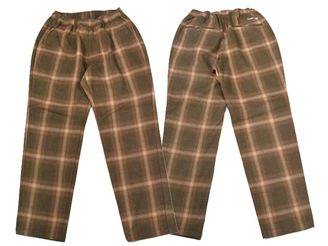 ��2����BLUCO/�֥륳��2025AW��Ombre Check Warm Easy Pants/����֥�����å��������।�������ѥ�ġ�(157-41-044)