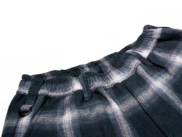 ��2����BLUCO/�֥륳��2025AW��Ombre Check Warm Easy Pants/����֥�����å��������।�������ѥ�ġ�(157-41-044)