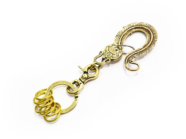 ��galcia/���륷���ۡ�Aguila Mexicana Feather Brass Key Holder/������ᥭ�������ʥե������֥饹�����ۥ������(16KBLC-FE001BB)