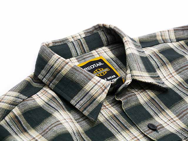 ��2����RED TAiL/��åɥƥ����2026SS��Cross Check L/S Shirts/�����������å����󥰥��꡼�֥���ġ�(RKK-507)