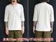 ��3����TWO MOON/�ȥ����ࡼ��ۡ�Half Sleeve Henley Neck Tee/�ϡ��ե��꡼�֥إ�꡼�ͥå�Tee��(20277)