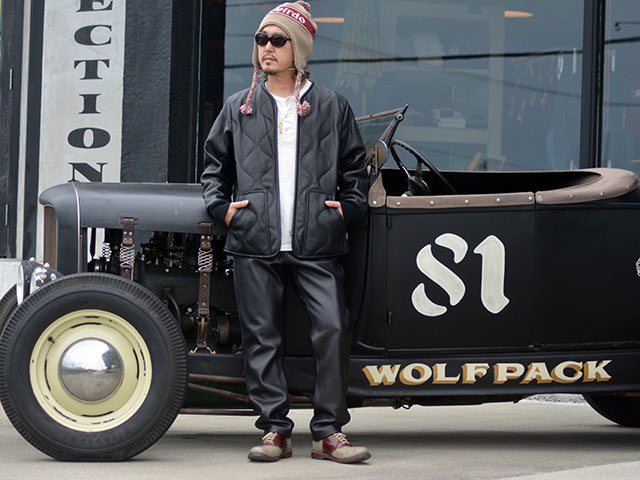GANGSTERVILLE/󥰥ӥ2024AWLocos Leather Pants/쥶ѥġ(GSV-24-AW-06)