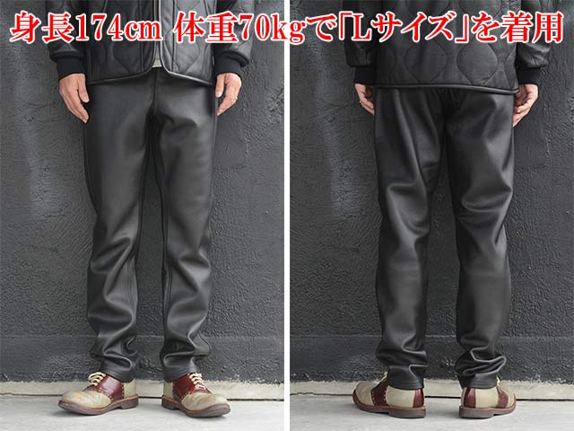 GANGSTERVILLE/󥰥ӥ2024AWLocos Leather Pants/쥶ѥġ(GSV-24-AW-06)